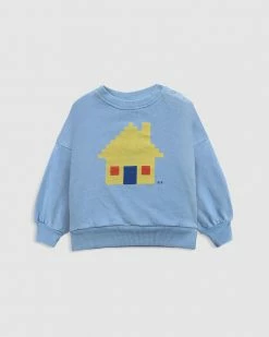 Best reviews of 🤩 Bobo Choses Brick House Sweatshirt - Babies Light Blue 🌟