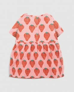 Top 10 ⭐ Bobo Choses Strawberry All Over Woven 👗 Dress - Babies Pink 👍 -Baby Online store http3A2F2Fstatic.theiconic.com .au2Fp2Fbobo choses 8250 0817941 3