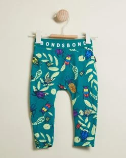 Promo 🎉 Bonds Baby Stretchies Leggings - Babies A Beetle Life & Green ✔️