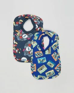 Cheapest 😍 Bonds Baby Print Tee Bib 2-Pack - Babies Rock Band & Mix Tape 😀