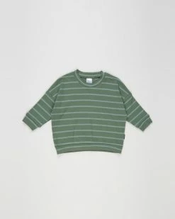 Buy 🔔 Bonds Baby Ribbies Pullover - Babies Green & Washed Khaki 😉