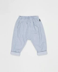 Promo 😉 Bonds Baby Chambray Pants - Babies 🌞 Summer Blue ⭐