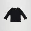 Promo 🧨 Bonds Baby Long Sleeve Aussie Cotton Crew Tee - Babies Nu Black 🔥