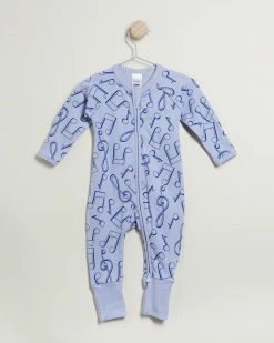 Cheap 😍 Bonds Baby Ribbed Zip Wondersuit - Babies Purple ⭐