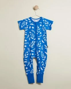 Best deal 🔔 Bonds Baby Short Sleeve Zip Wondersuit - Babies Print 🤩