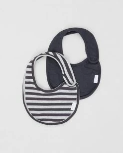 Best Sale 🛒 Bonds Baby 2-Pack Dribble Bib - Babies New Grey Marle & Solar System ✨