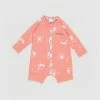 Wholesale 🥰 Bonds Baby Wondercool Short Leg Eyelet Wondersuit - Babies Singing Wren Desert Haze 🤩