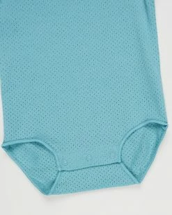 Deals 👏 Bonds Baby Wondercool Eyelet SS Bodysuit 2-Pack - Babies Sea Turtle & White 🤩 -Baby Online store http3A2F2Fstatic.theiconic.com .au2Fp2Fbonds baby 6921 6768231 4