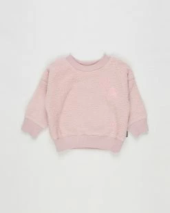 Cheapest 🌟 Bonds Baby Sherpa Fleece Pullover - Babies Dusty Mauve ✔️