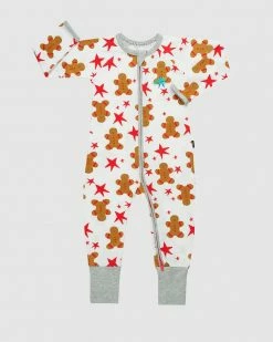 Hot Sale 🤩 Bonds Baby Zip Wondersuit - Babies Gingerbread ⌛
