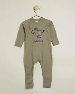 Budget 👍 Bonds Baby Organics Zippy - Babies Green L'Artiste Print 😀