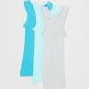 Cheap 💯 Bonds Baby 3-Pack Vests - Babies Multi - Blue, Aqua and Grey ✔️