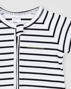 Best Pirce 🎁 Bonds Baby Short Sleeve Romper - Babies White & Black 🎉 -Baby Online store http3A2F2Fstatic.theiconic.com .au2Fp2Fbonds baby 8643 031266 3