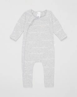 Discount 💯 Bonds Baby Cozysuit - Babies Grey & White 😍