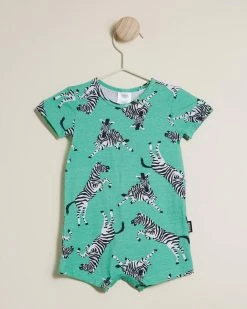 Outlet ✨ Bonds Baby Short Sleeve Chestysuit - Babies Run Wild Zebra 🛒