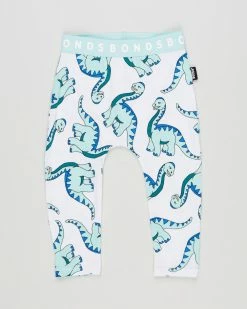 Best Sale 👍 Bonds Baby Stretchies Leggings - Babies Brachio Roar Us White 😀