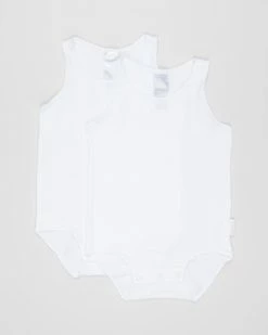 Best Sale 🌟 Bonds Baby Wonderbodies Singletsuit - 2-Pack - Babies White 🔔
