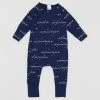 Discount 🎉 Bonds Baby Newbies Romper - Babies Je T'aime Bonds Deep Arctic & White ⌛
