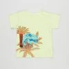 Cheap 😀 Bonds Baby Short Sleeve Aussie Cotton Crew Tee - Babies Dino Mite T-Rex Yellow 🤩