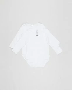 Deals ⭐ Bonds Baby Wonderbodies Long Sleeve Bodysuit 2-Pack - Babies White 🧨