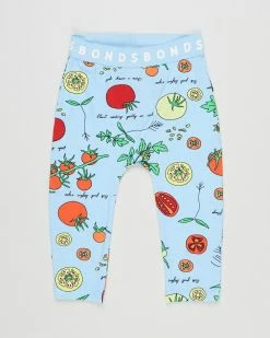 Outlet 🛒 Bonds Baby Stretchies Leggings - Babies De-Vine Tomatoes Blue ⌛