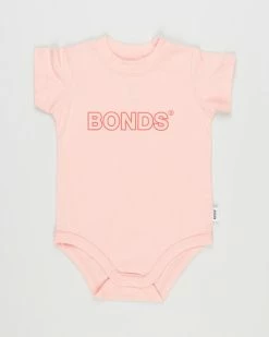 Deals ❤️ Bonds Baby Organics Tee Bodysuit - Babies Peach Schnapps ✔️