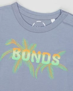 Top 10 🎁 Bonds Baby Short Sleeve Aussie Cotton Crew Tee - Babies Funky Fern Frenzy Slate 👍 -Baby Online store http3A2F2Fstatic.theiconic.com .au2Fp2Fbonds baby 8927 6793431 3
