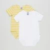 Discount 🤩 Bonds Baby Wonderbodies Short Sleeve Bodysuit - 2-Pack - Babies Folklore & White 👏