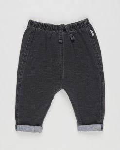 Best deal 🛒 Bonds Baby Recycled Denim Trackpants - Babies Washed Black Denim 🔔