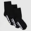 Best deal 💯 Bonds Kids Logo Crew 🧦 Socks 3-Pack - Kids Black 🔥