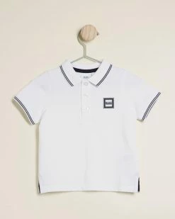 Brand new 🥰 BOSS Short Sleeve Polo - Babies-Kids White 🌟
