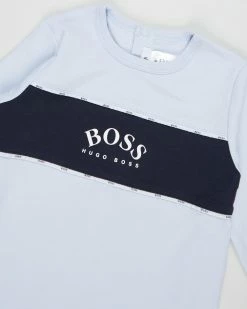 Budget ⌛ BOSS Pull On Hat & Pyjamas Set - Babies Pale Blue 🧨 -Baby Online store http3A2F2Fstatic.theiconic.com .au2Fp2Fboss 8889 5430811 3