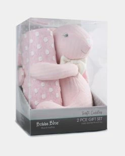 Best Pirce ✔️ Bubba Blue Soft Cuddles 2-Piece Gift Set Pink ⌛