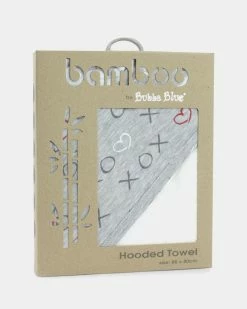 Hot Sale 🛒 Bubba Blue Hooded Towel - Babies Silver Mist 🤩