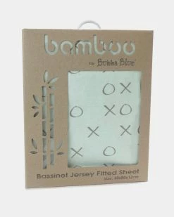 Best reviews of ⭐ Bubba Blue Jersey Bassinet Fitted Sheet Mint Meadow ✨