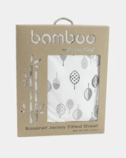 Best Pirce 👏 Bubba Blue Jersey Bassinet Fitted Sheet Silver Mist ✨