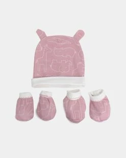 Discount ⭐ Bubba Blue 3-Piece Layette Set - Babies Safari Pink 🧨