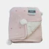 Best Sale ⭐ Bubba Blue Confetti Knit Blanket Pink 🤩