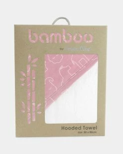 Cheapest 🌟 Bubba Blue Bamboo Hooded Towel Safari Pink 🌟