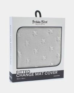 Deals 🎁 Bubba Blue Everyday Essentials Sherpa Change Mat Cover Grey 🥰