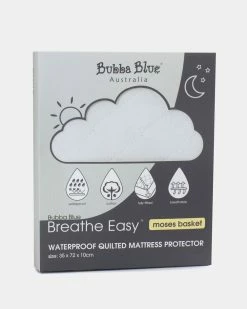 Top 10 💯 Bubba Blue Breathe Easy® Moses Basket Waterproof Quilted Mattress Protector White ⌛