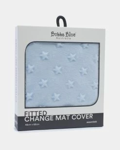 Best Sale 🔔 Bubba Blue Everyday Essentials Sherpa Change Mat Cover Blue 💯