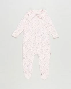 Best Pirce ⭐ Carrément Beau Pyjama Onesie - Babies Pale Pink & Cherries 😀