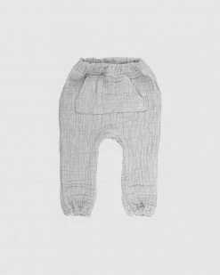 Coupon 🧨 Chuchka Crinkle Pants Grey 👍