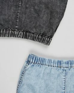 Top 10 🌟 Cotton On Baby 2-Pack Juno Shorts - Babies Light Chambray & Ocean Grey Wash ⌛ -Baby Online store http3A2F2Fstatic.theiconic.com .au2Fp2Fcotton on baby 0027 0599631 4