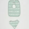 Coupon ✔️ Cotton On Baby Square Bib And Bandana Bib Set Smashed Avo Linear Tie Dye 🔔