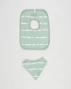 Coupon ✔️ Cotton On Baby Square Bib And Bandana Bib Set Smashed Avo Linear Tie Dye 🔔