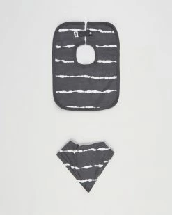 Best reviews of 🛒 Cotton On Baby Square Bib And Bandana Bib Set Rabbit Grey Linear Tie Dye 💯