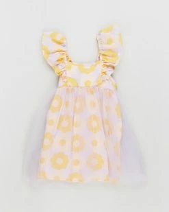 Discount ⭐ Cotton On Baby Sage & Clare Evelyn Tulle 👗 Dress - Babies LCN Sag Amante & Vintage Lilac ⌛