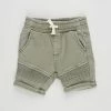 Best deal 💯 Cotton On Baby Jay Moto Shorts - Babies Silver Sage Wash 🔔